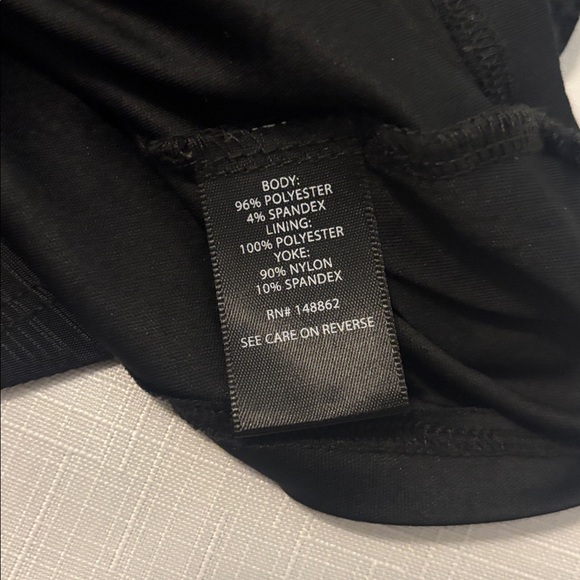 Torrid Black Lace Trim Inset Tank SZ 2X Sleeveless Top Stretch fully lined goth - Picture 4 of 12